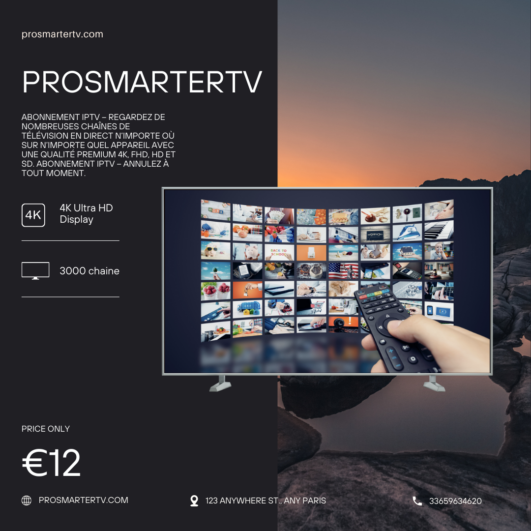 abonnement iptv au meilleur prix, iptv france, iptv pas cher